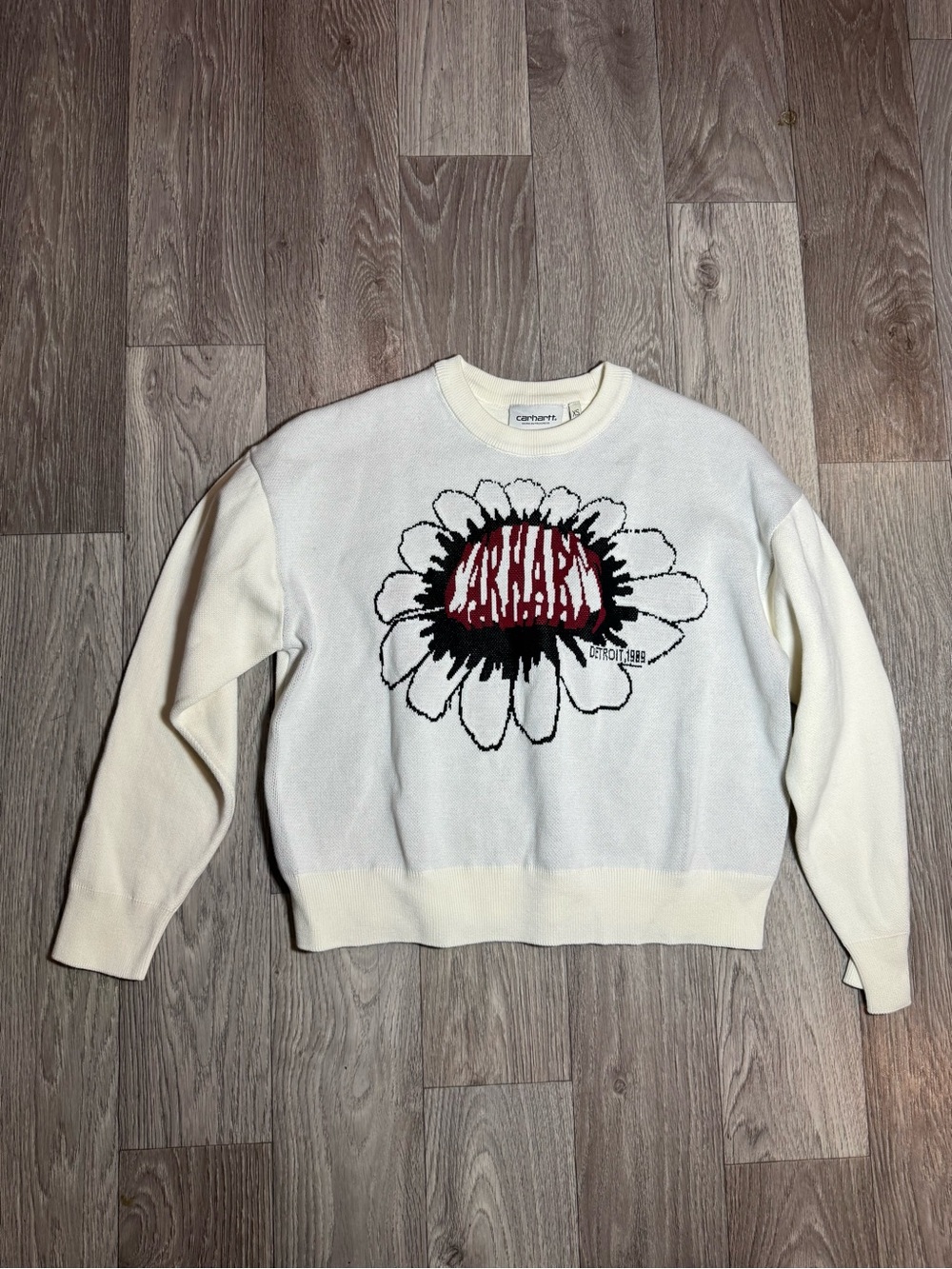 NWOT Carhartt WIP Pixel Flower Sweater Size XS